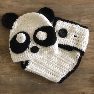Panda Bear Crochet Set
